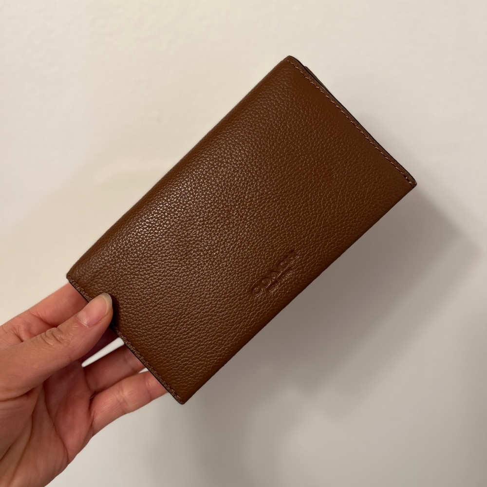 NWT COACH Sport Calf Leather Phone Case
